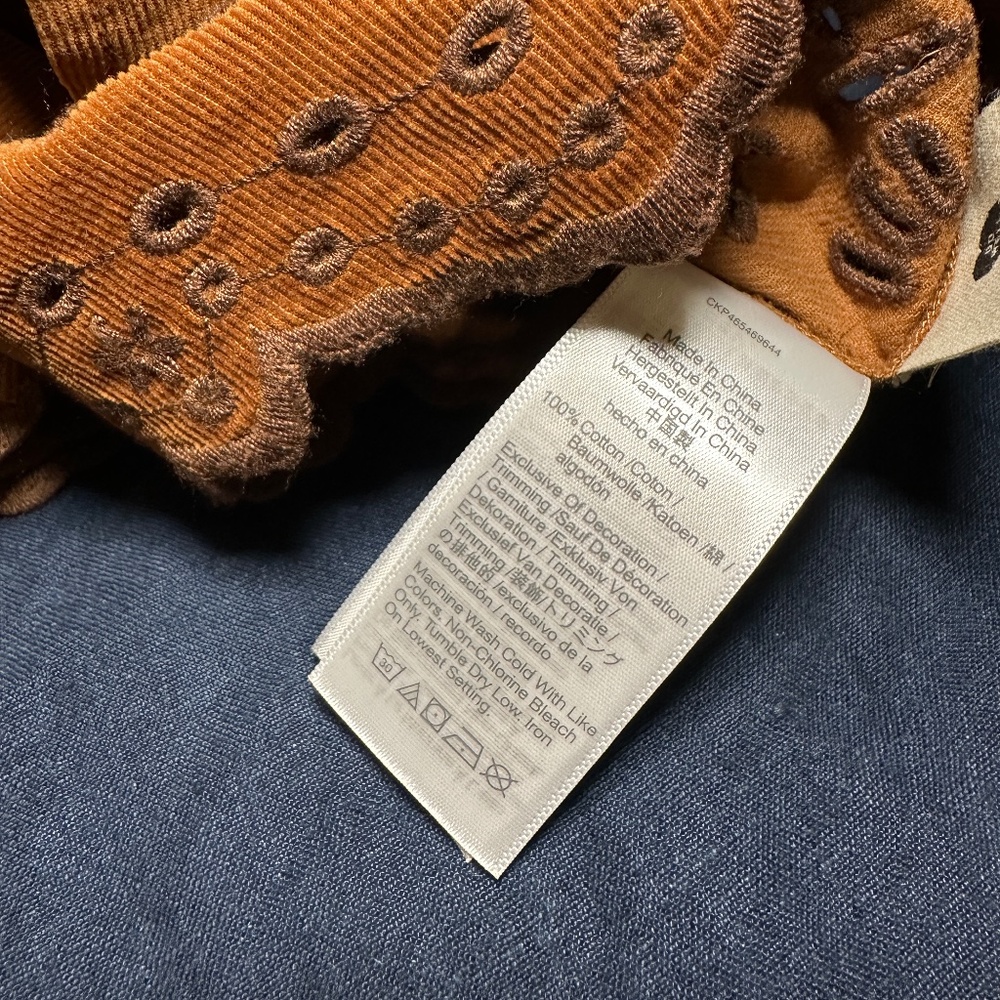 Madewell Square Neck Blouse, 100% Cotton - Picture 5 of 5